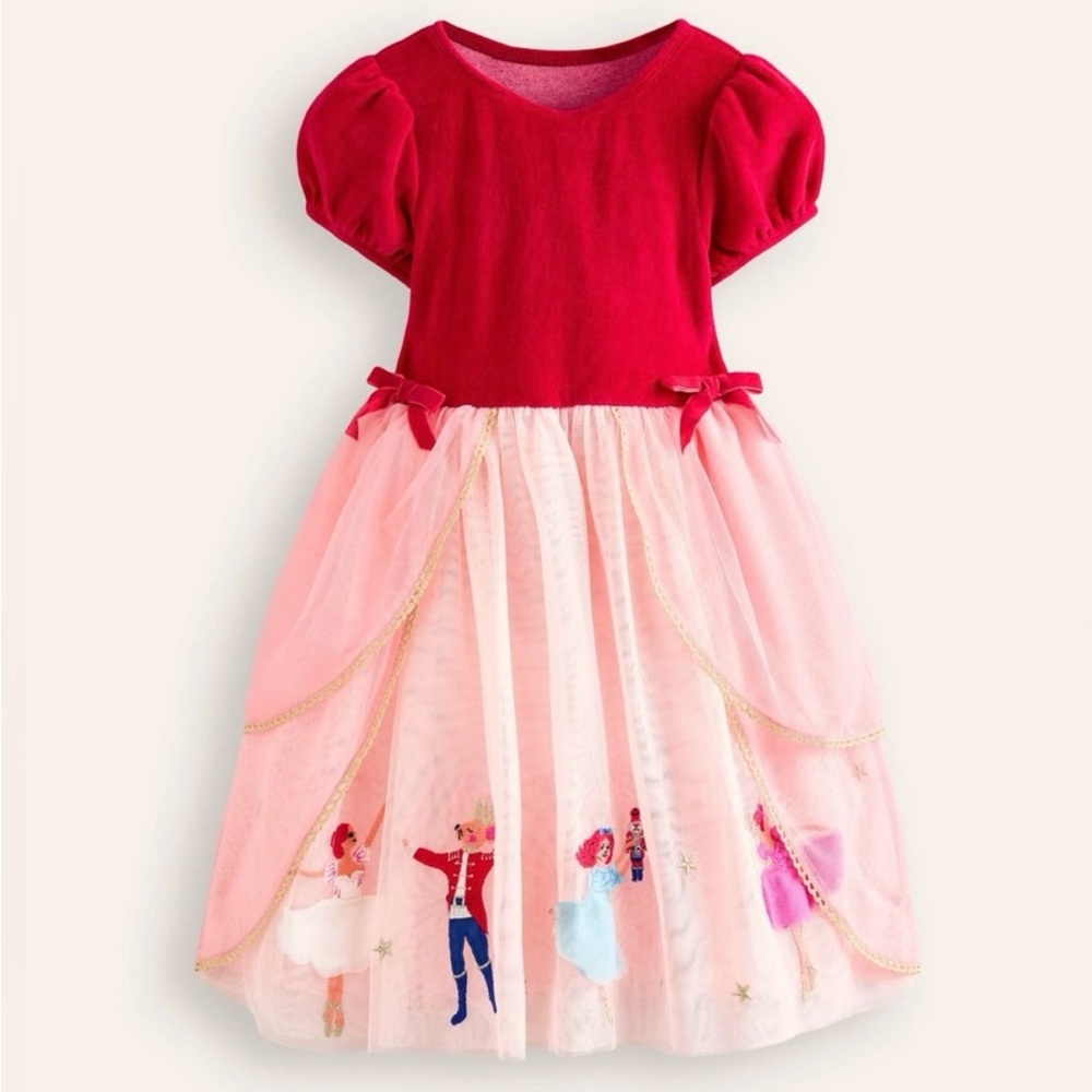 Mini Boden | Nutcracker Appliqué Dress
